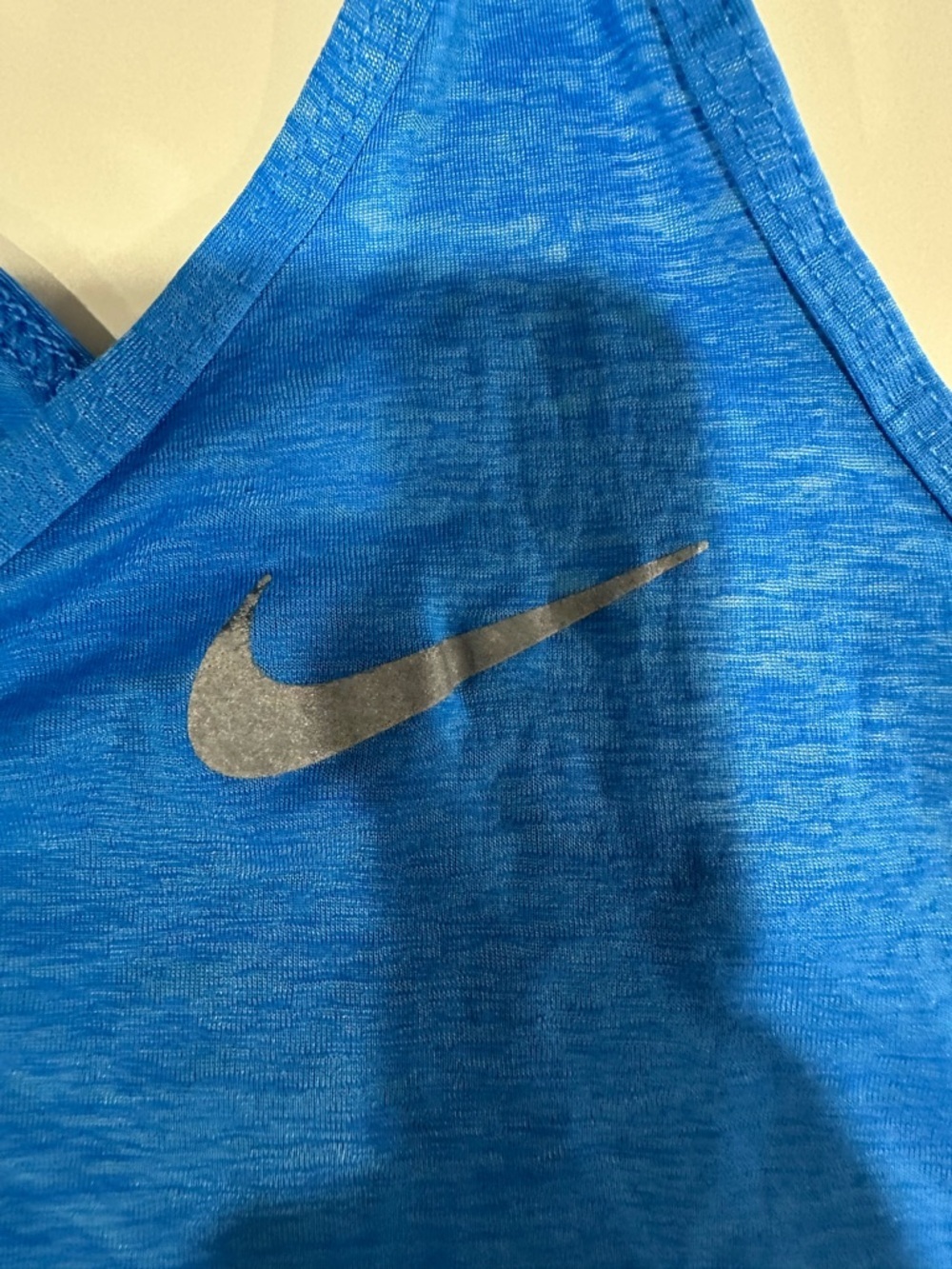 Nike Women’s Bright Blue Strappy Workout Tank - Picture 3 of 4